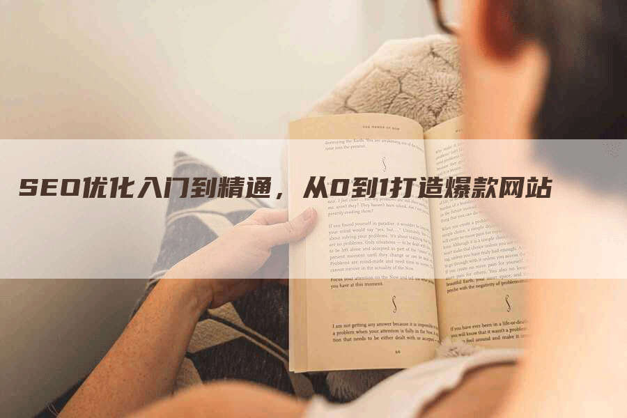 SEO优化入门到精通，从0到1打造爆款网站