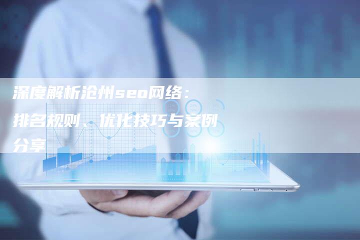深度解析沧州seo网络：排名规则、优化技巧与案例分享