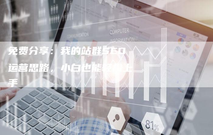 免费分享：我的站群SEO运营思路，小白也能轻松上手