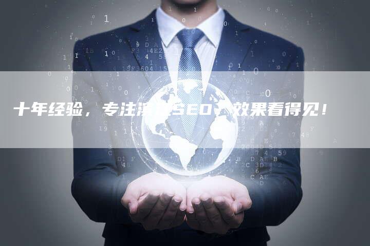 十年经验，专注滨江SEO，效果看得见！