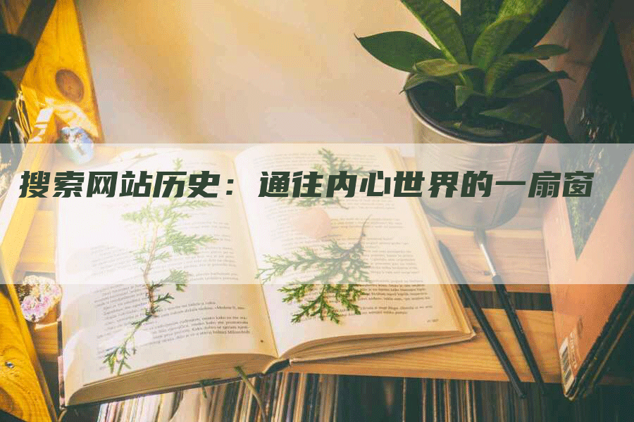 搜索网站历史：通往内心世界的一扇窗