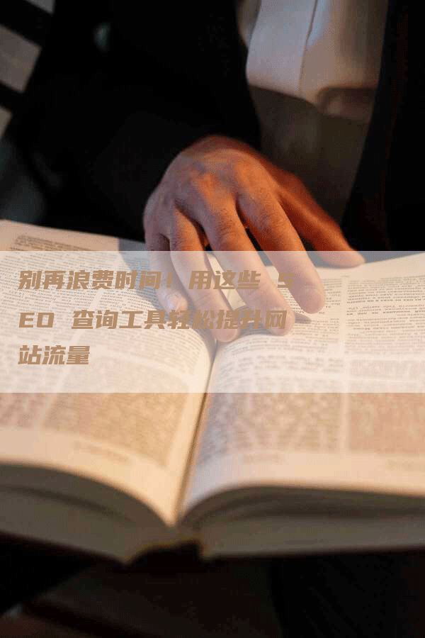 别再浪费时间！用这些 SEO 查询工具轻松提升网站流量