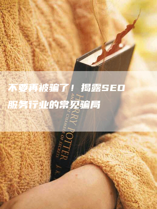 不要再被骗了！揭露SEO服务行业的常见骗局