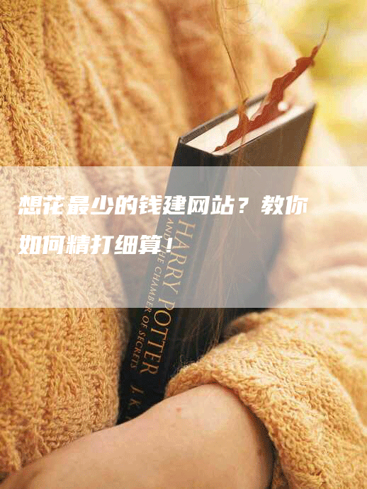 想花最少的钱建网站？教你如何精打细算！