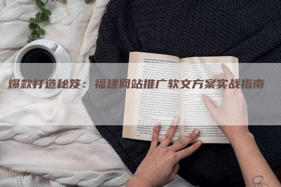 爆款打造秘笈：福建网站推广软文方案实战指南