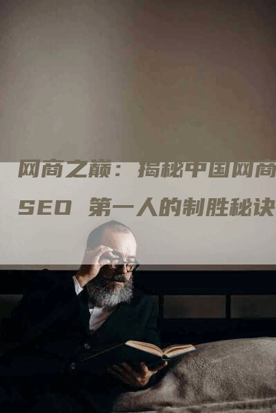 网商之巅：揭秘中国网商 SEO 第一人的制胜秘诀