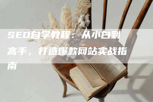 SEO自学教程：从小白到高手，打造爆款网站实战指南