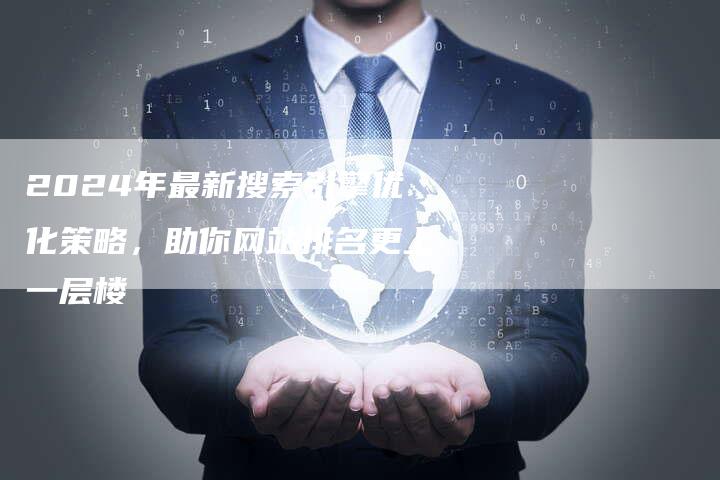 2024年最新搜索引擎优化策略，助你网站排名更上一层楼