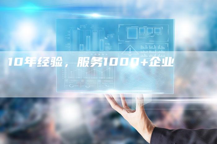 10年经验，服务1000+企业