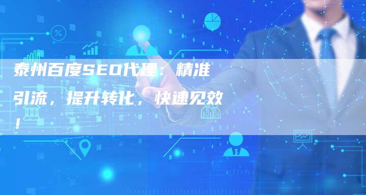 泰州百度SEO代理：精准引流，提升转化，快速见效！