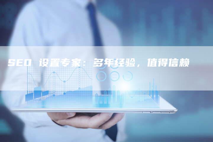 SEO 设置专家：多年经验，值得信赖