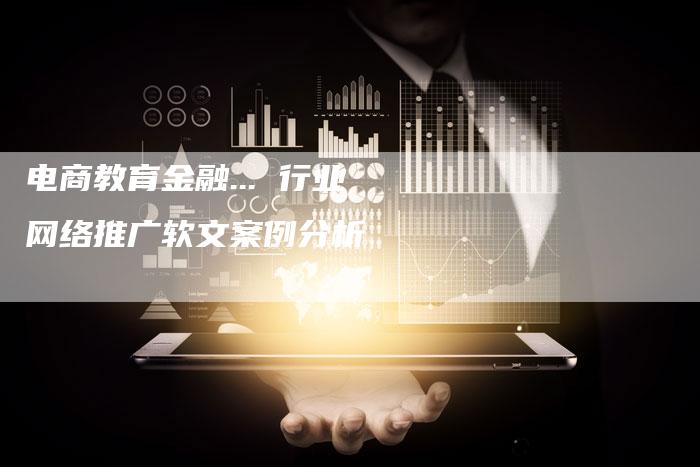 电商教育金融... 行业网络推广软文案例分析