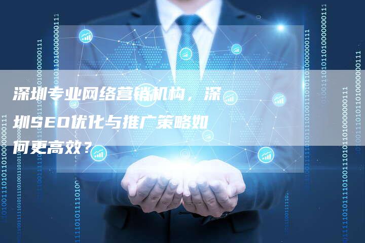 深圳专业网络营销机构，深圳SEO优化与推广策略如何更高效？