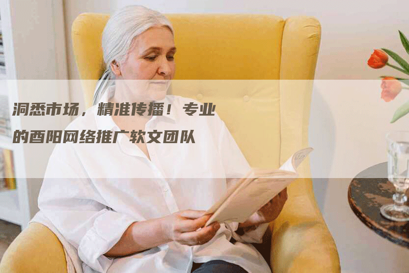洞悉市场，精准传播！专业的酉阳网络推广软文团队