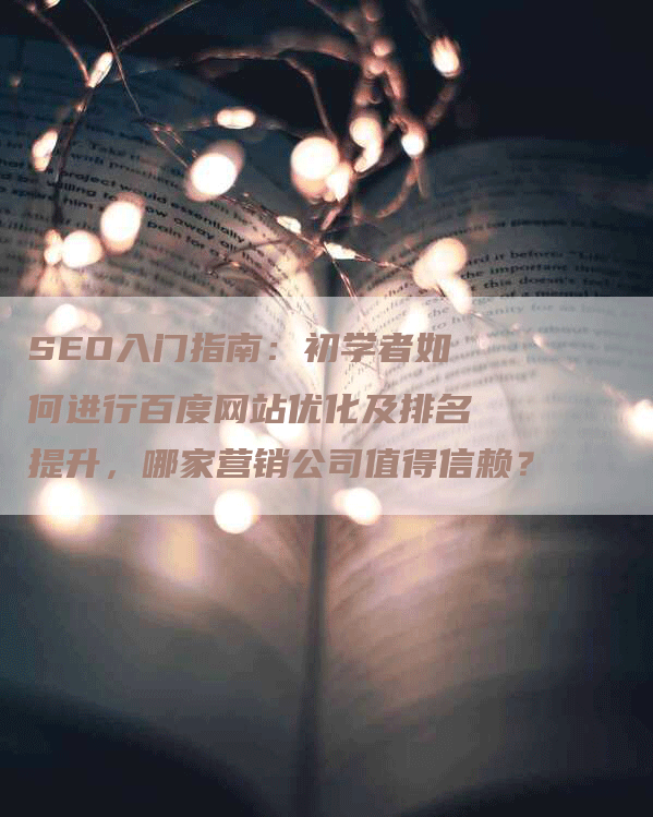 SEO入门指南：初学者如何进行百度网站优化及排名提升，哪家营销公司值得信赖？