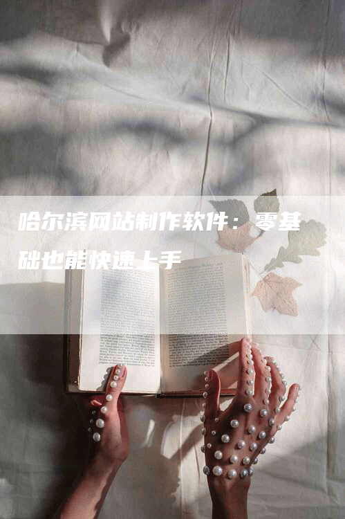 哈尔滨网站制作软件：零基础也能快速上手