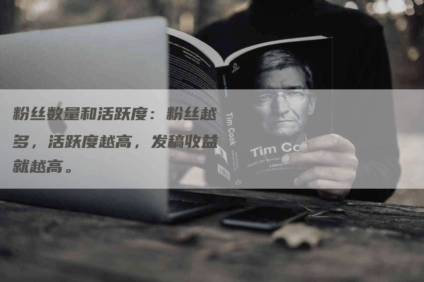 粉丝数量和活跃度：粉丝越多，活跃度越高，发稿收益就越高。