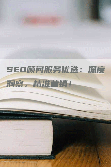 SEO顾问服务优选：深度洞察，精准营销！