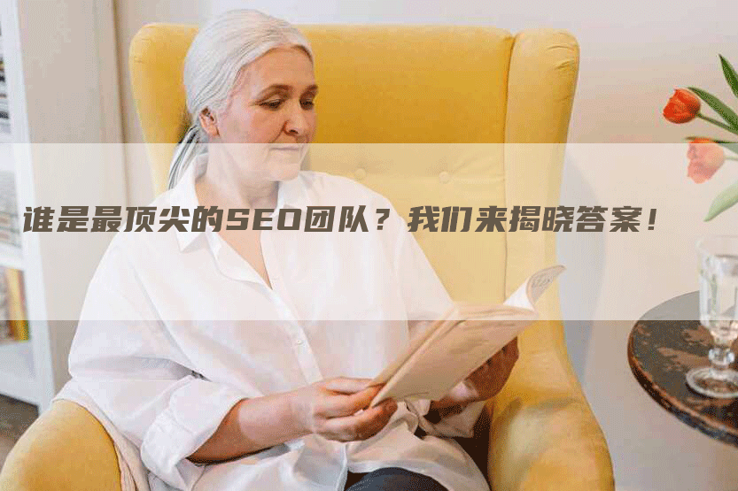 谁是最顶尖的SEO团队？我们来揭晓答案！